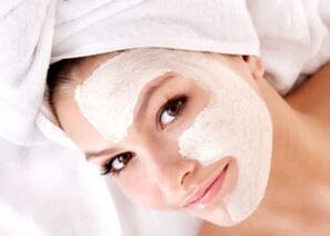 Maschera di tono bianco